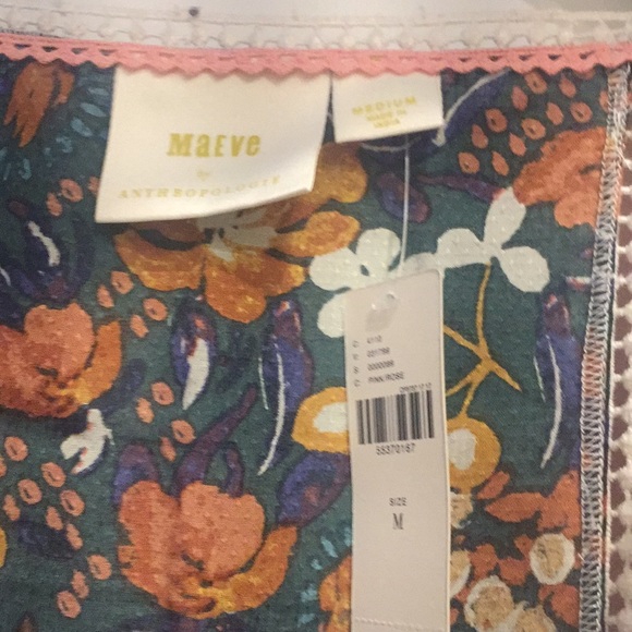 Anthroplogie Niki Peasant blouse by Maeve - Picture 7 of 8